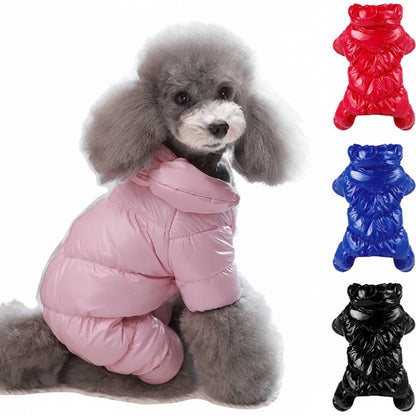 Waterproof Winter Dog Coat - Warm Jumpsuit for Small Medium Dogs
