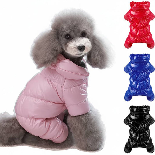Waterproof Winter Dog Coat - Warm Jumpsuit for Small Medium Dogs