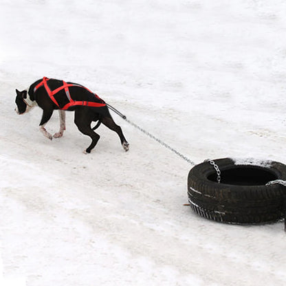 Waterproof Dog Sledding Harness - Reflective Weight Pulling Vest