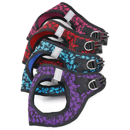 No Pull Mesh Dog Harness - Reflective & Adjustable for Small Dogs
