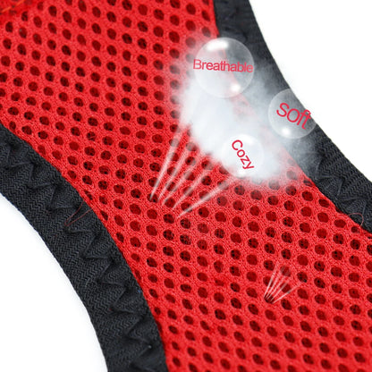 No Pull Mesh Dog Harness - Reflective & Adjustable for Small Dogs