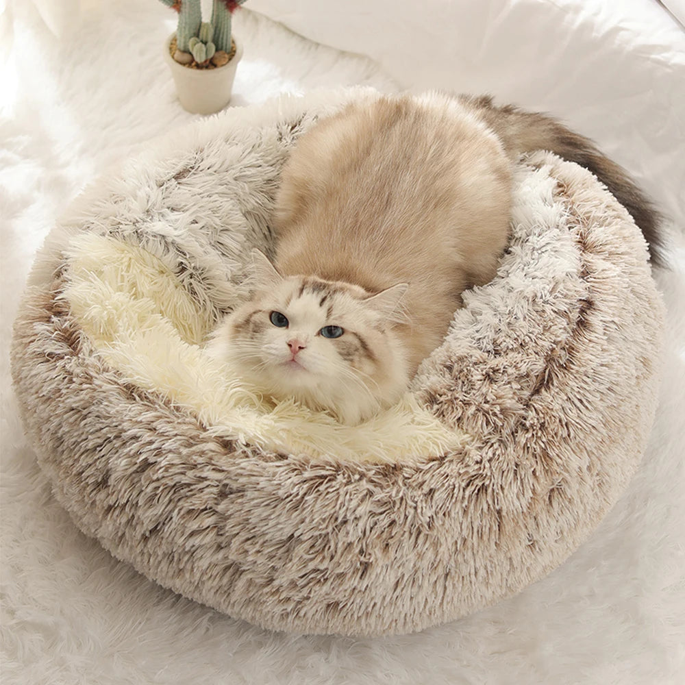 Super Soft Cat Bed House - Warm Winter Pet Sleeping Nest for Cats and Small Dogs