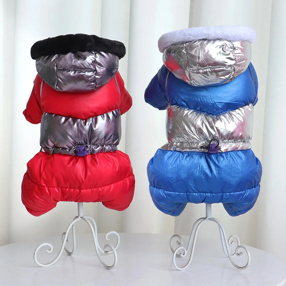 Winter Dog Jacket - Waterproof Reflective Harness Coat S-XXL
