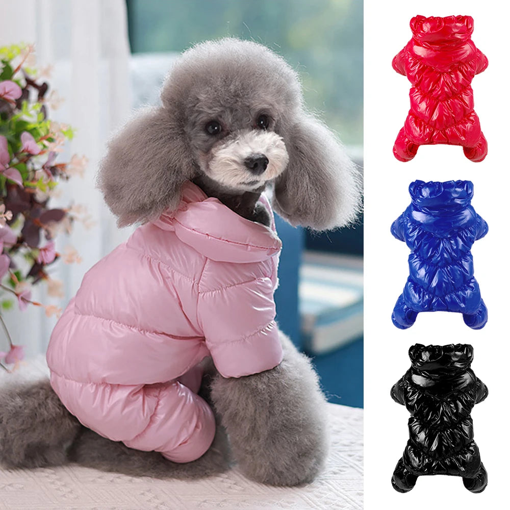 Waterproof Winter Dog Coat - Warm Jumpsuit for Small Medium Dogs