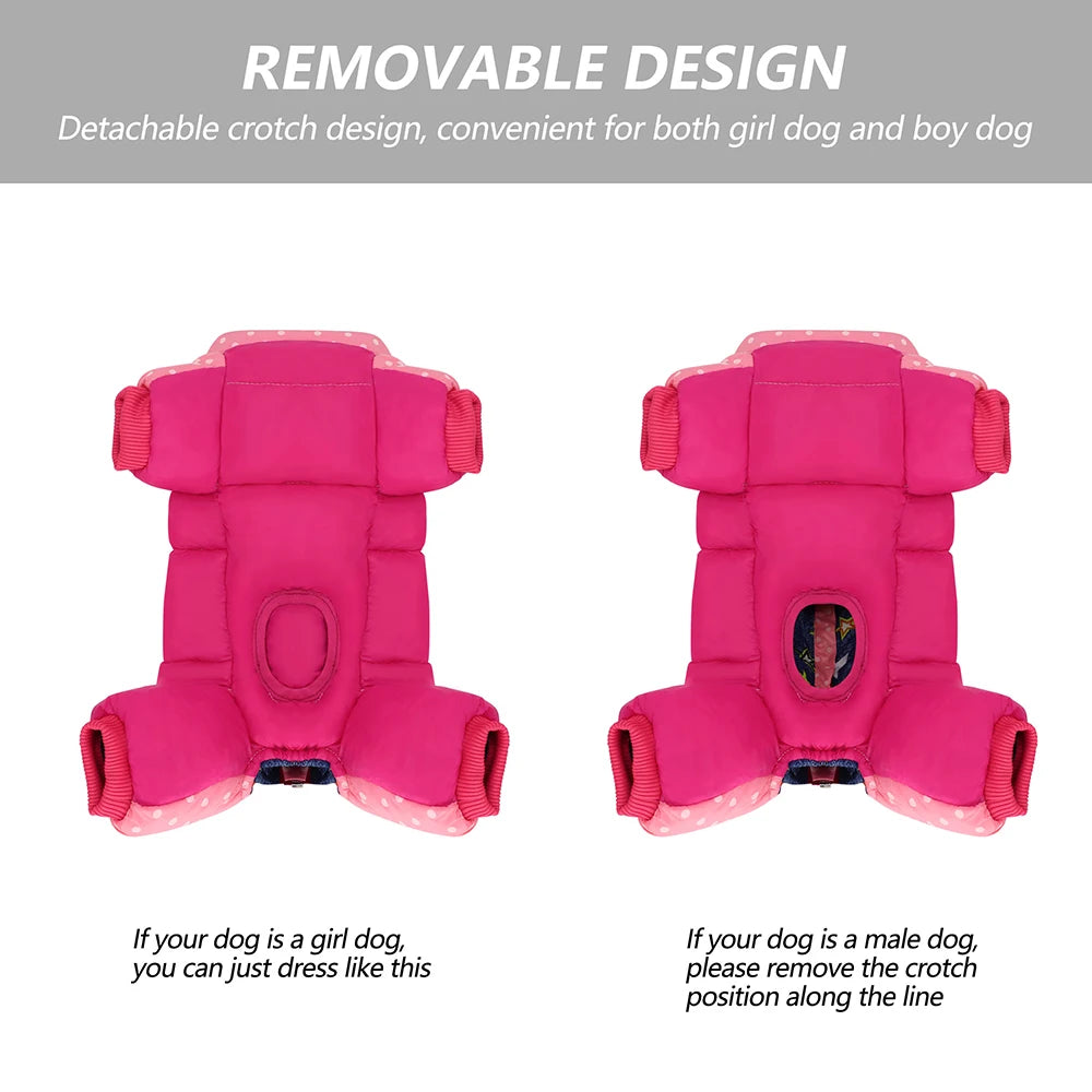 Reflective Dog Winter Jacket - Warm Snow Coat for Small Dogs
