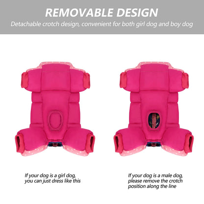 Reflective Dog Winter Jacket - Warm Snow Coat for Small Dogs