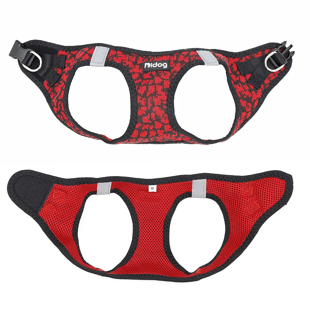 No Pull Mesh Dog Harness - Reflective & Adjustable for Small Dogs