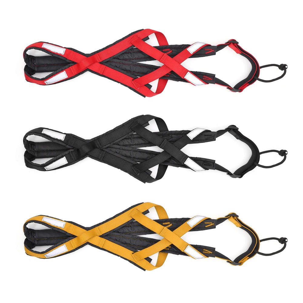 Waterproof Dog Sledding Harness - Reflective Weight Pulling Vest