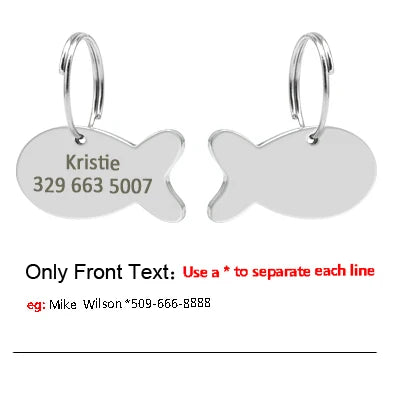 Personalized Cat Collar with Safety Breakaway & Bell - Custom