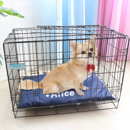 Personalized Waterproof Pet Bed Mat - Custom Name Print Non-Slip
