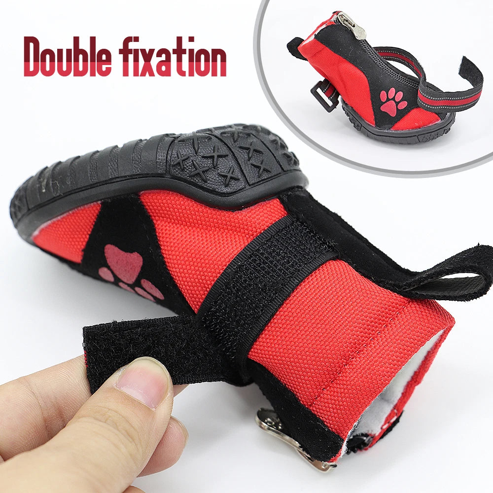 Waterproof Dog Boots - Anti-Slip Winter Paw Protection Shoes