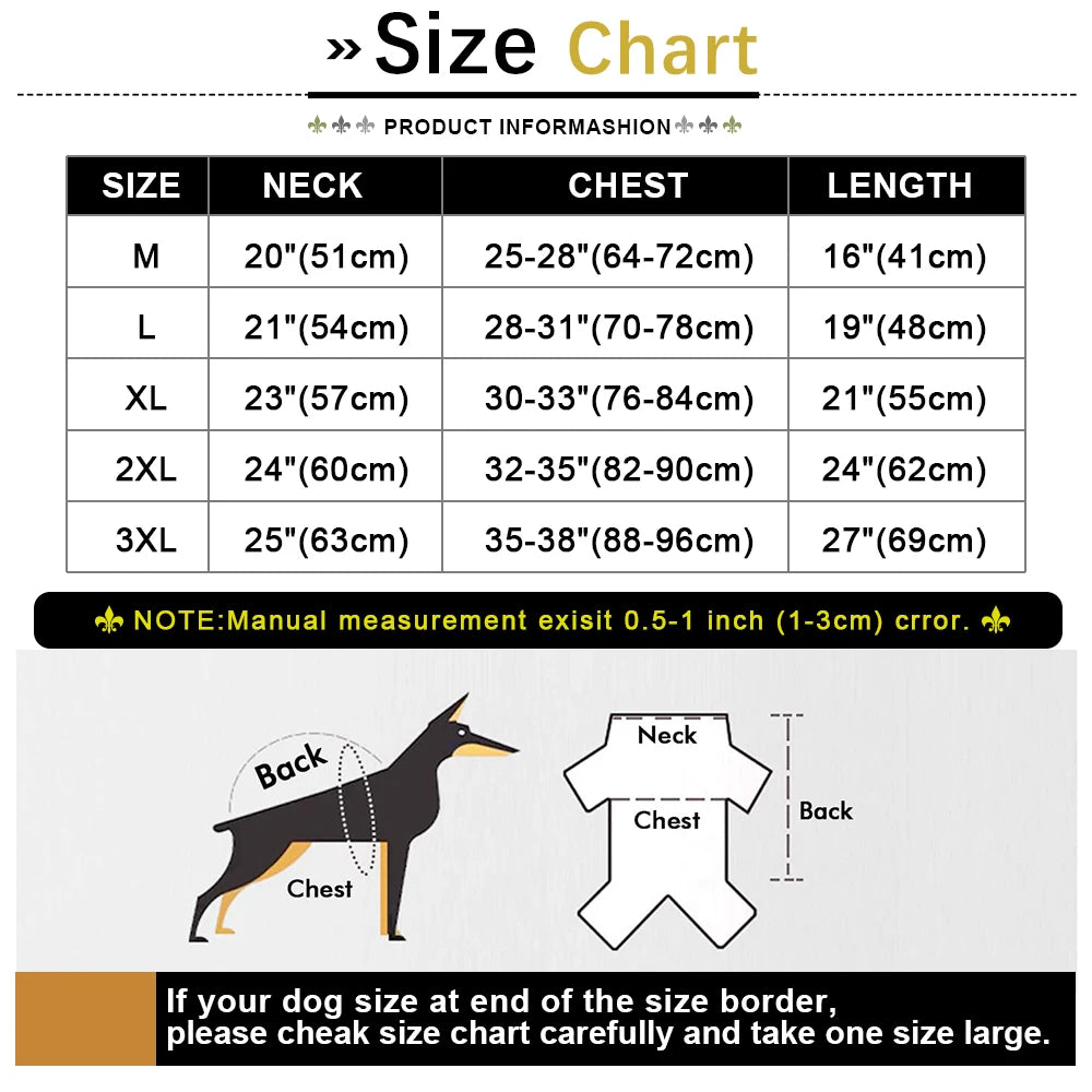 Waterproof Dog Vest - Warm Padded Winter Jacket for Large Dogs
