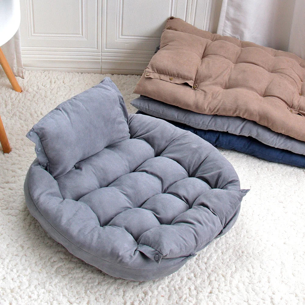 3-in-1 Multifunctional Dog Bed - Warm Winter Pet Sofa & Cushion