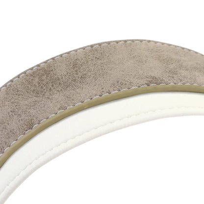 Wide Padded Leather Dog Collar for Large Dogs