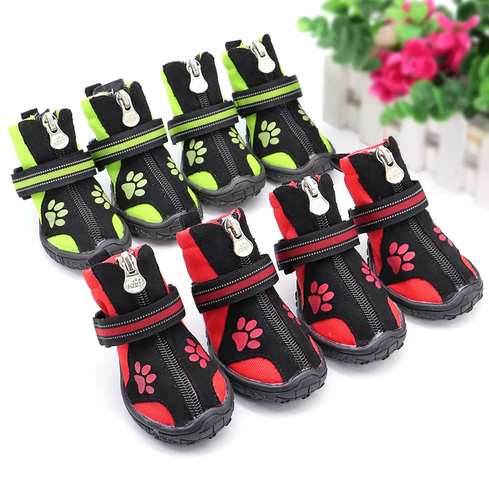 Waterproof Dog Boots - Anti-Slip Winter Paw Protection Shoes