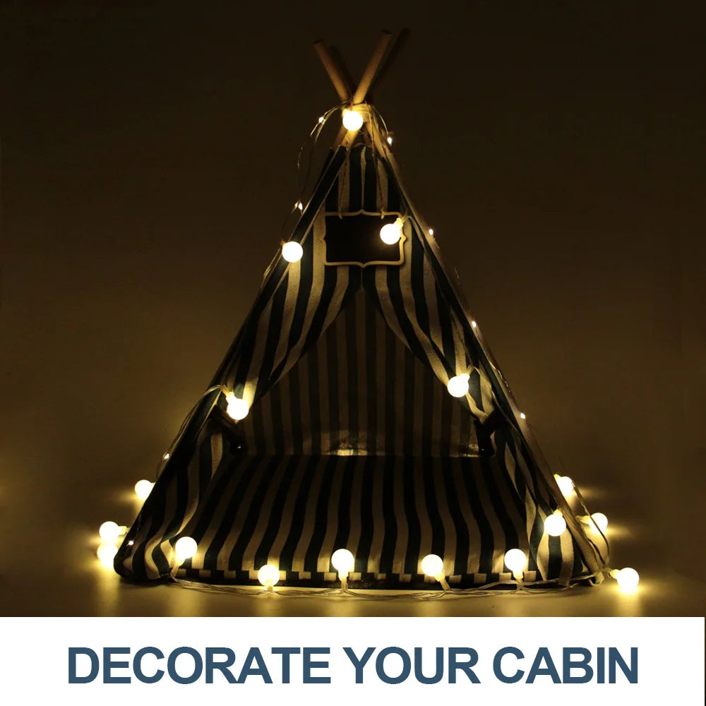 Cat Teepee Tent Bed - Cozy Indoor Pet House with Cushion