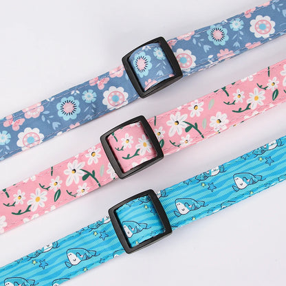Adjustable Nylon Dog Collar - Cute Spring Summer Pet Necklace