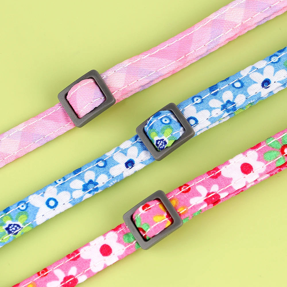Personalized Cat Collar with Bell - Custom Engraved Breakaway