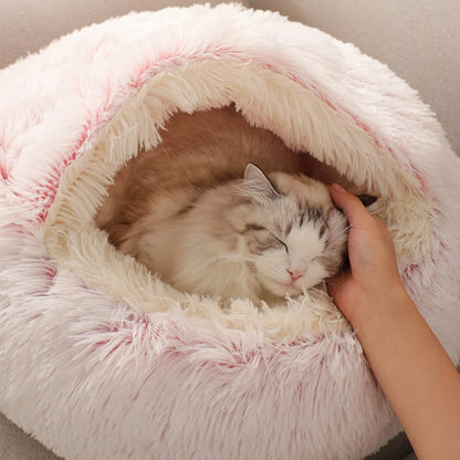 Super Soft Cat Bed House - Warm Winter Pet Sleeping Nest for Cats and Small Dogs