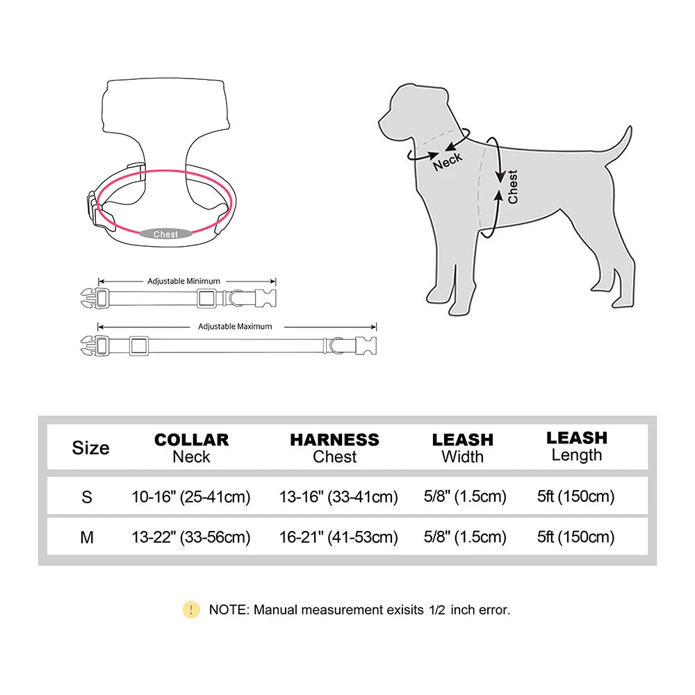 Adorable Bowknot Dog Harness Set - Soft Velvet Collar & Leash for Small Dogs