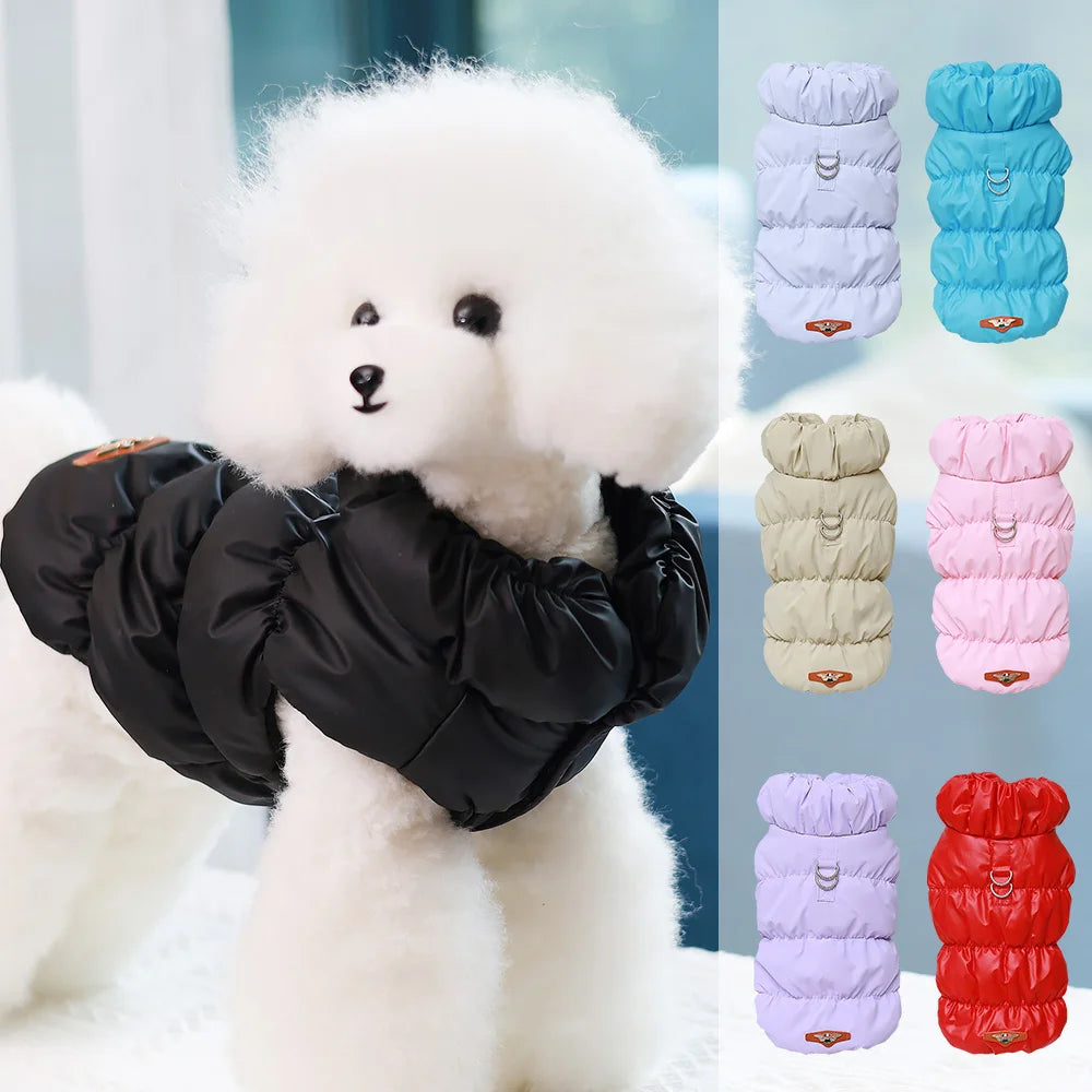 Winter Dog Coat Warm Soft Pet Jacket Small Medium Dogs Cats