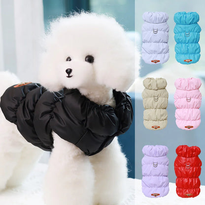 Winter Dog Coat Warm Soft Pet Jacket Small Medium Dogs Cats