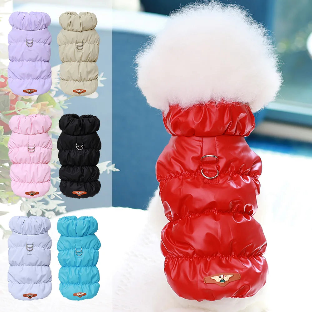 Winter Dog Coat Warm Soft Pet Jacket Small Medium Dogs Cats