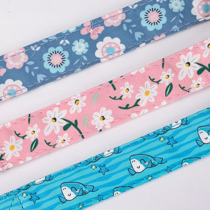 Adjustable Nylon Dog Collar - Cute Spring Summer Pet Necklace