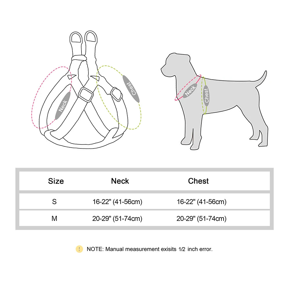 Personalized Dog Harness - Custom Engraved PU Leather Vest