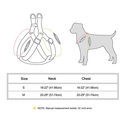 Personalized Dog Harness - Custom Engraved PU Leather Vest