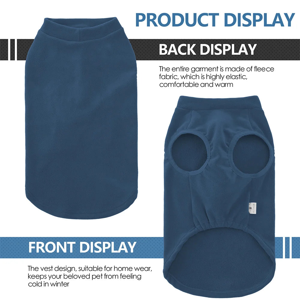 Soft Winter Dog Jacket - Stretchy Pullover Vest for Small to Large Dogs GN