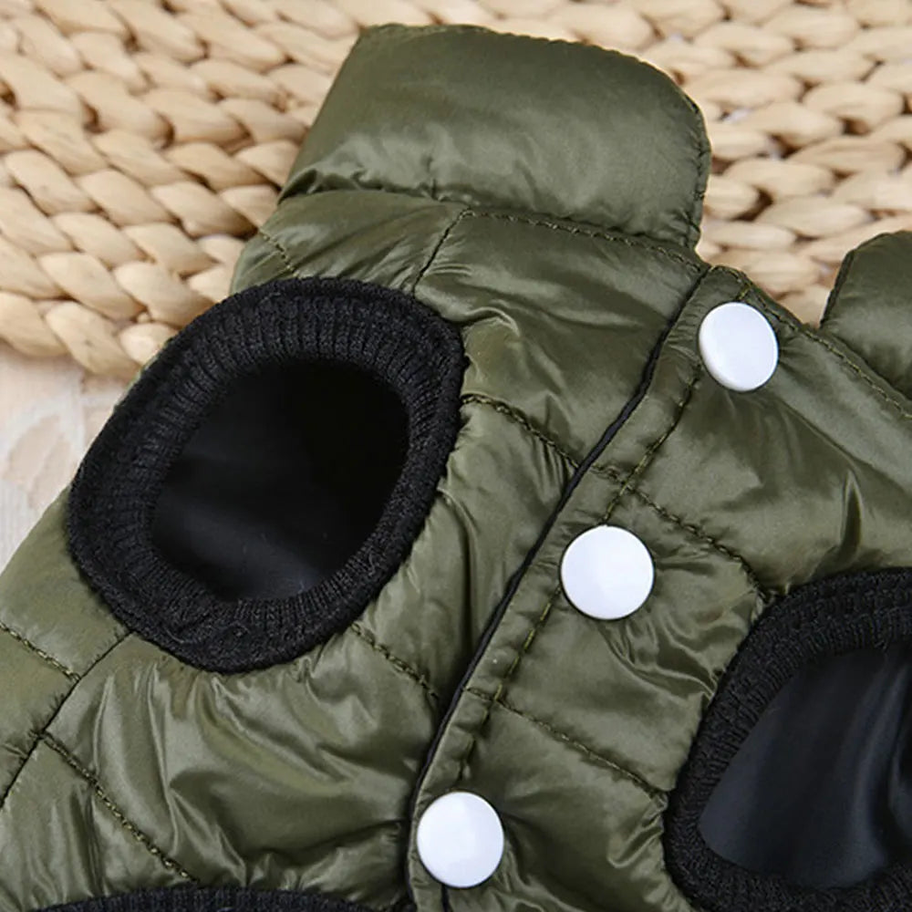 Winter Dog Jacket - Warm Down Coat for Small Medium Dogs