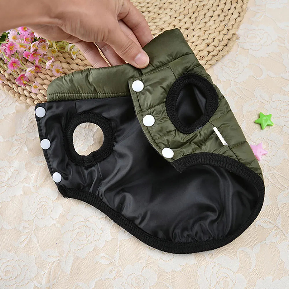 Winter Dog Jacket - Warm Down Coat for Small Medium Dogs
