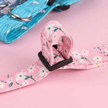 Adjustable Nylon Dog Collar - Cute Spring Summer Pet Necklace