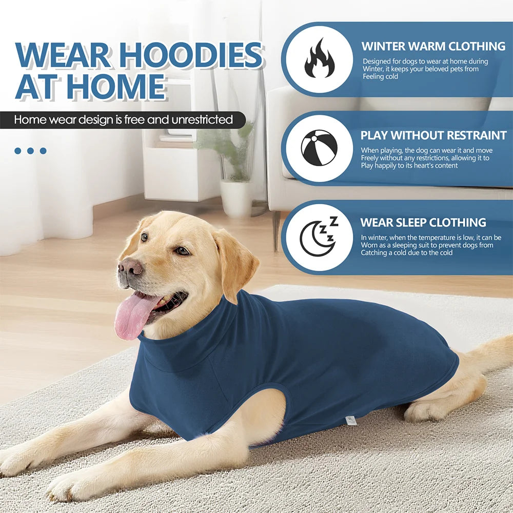Soft Winter Dog Jacket - Stretchy Pullover Vest for Small to Large Dogs