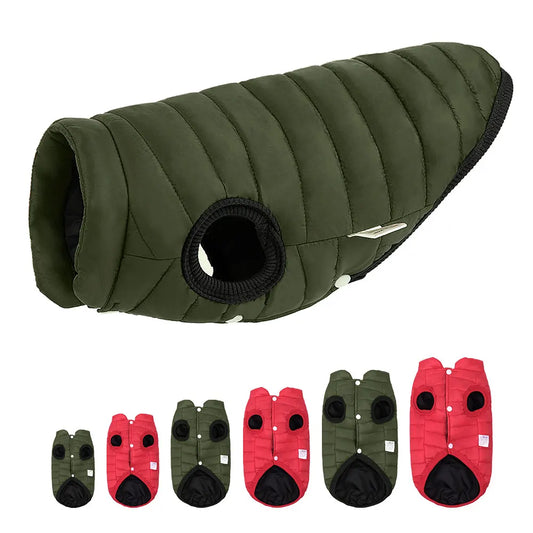 Winter Dog Jacket - Warm Down Coat for Small Medium Dogs
