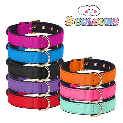 Waterproof Dog Collar - Durable Nylon with Soft Padding