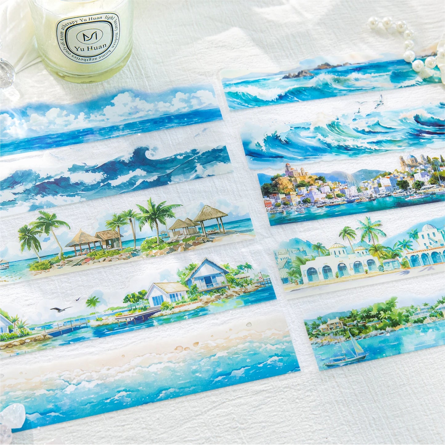 Beautiful Landscape Sticker Pack - Natural Scenery Stickers for Junk Journal & Scrapbooking