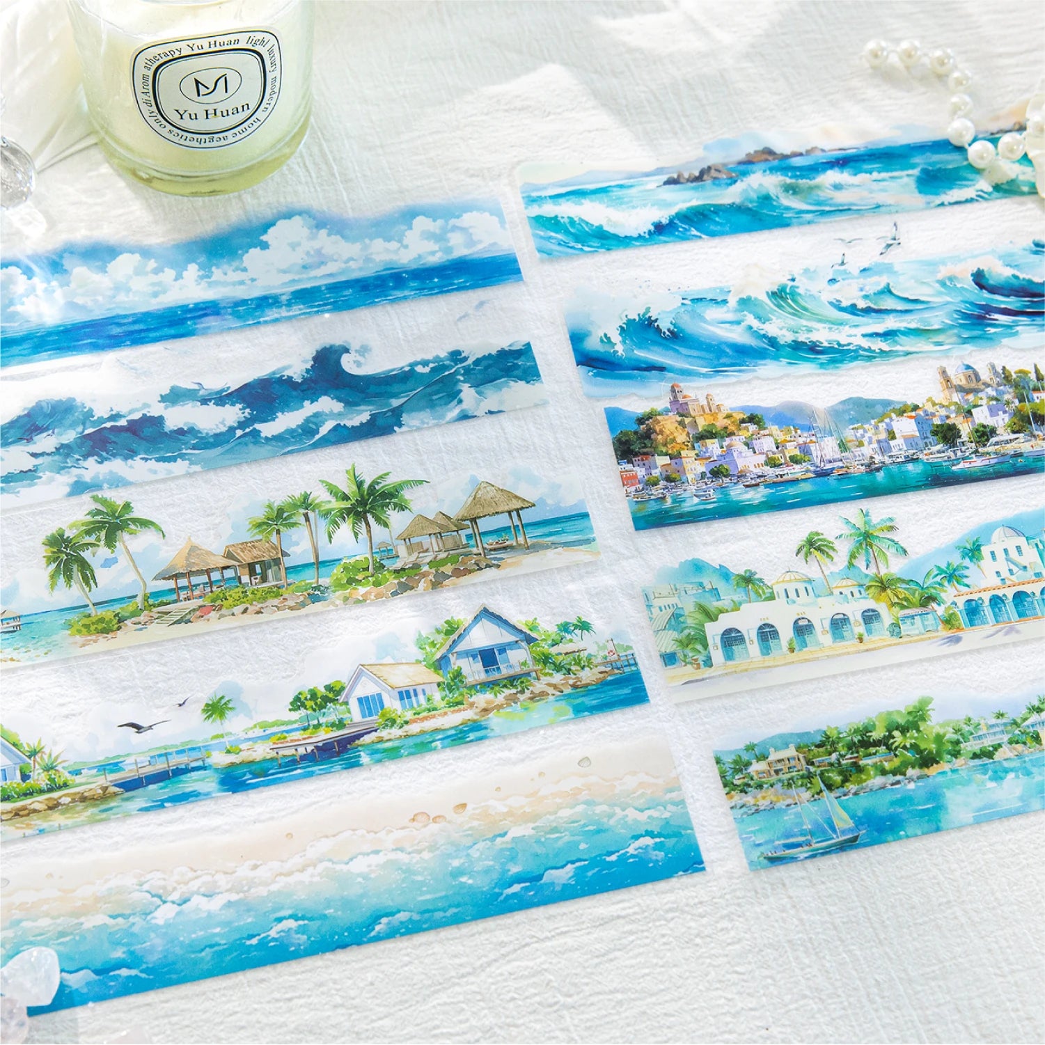 Beautiful Landscape Sticker Pack - Natural Scenery Stickers for Junk Journal & Scrapbooking