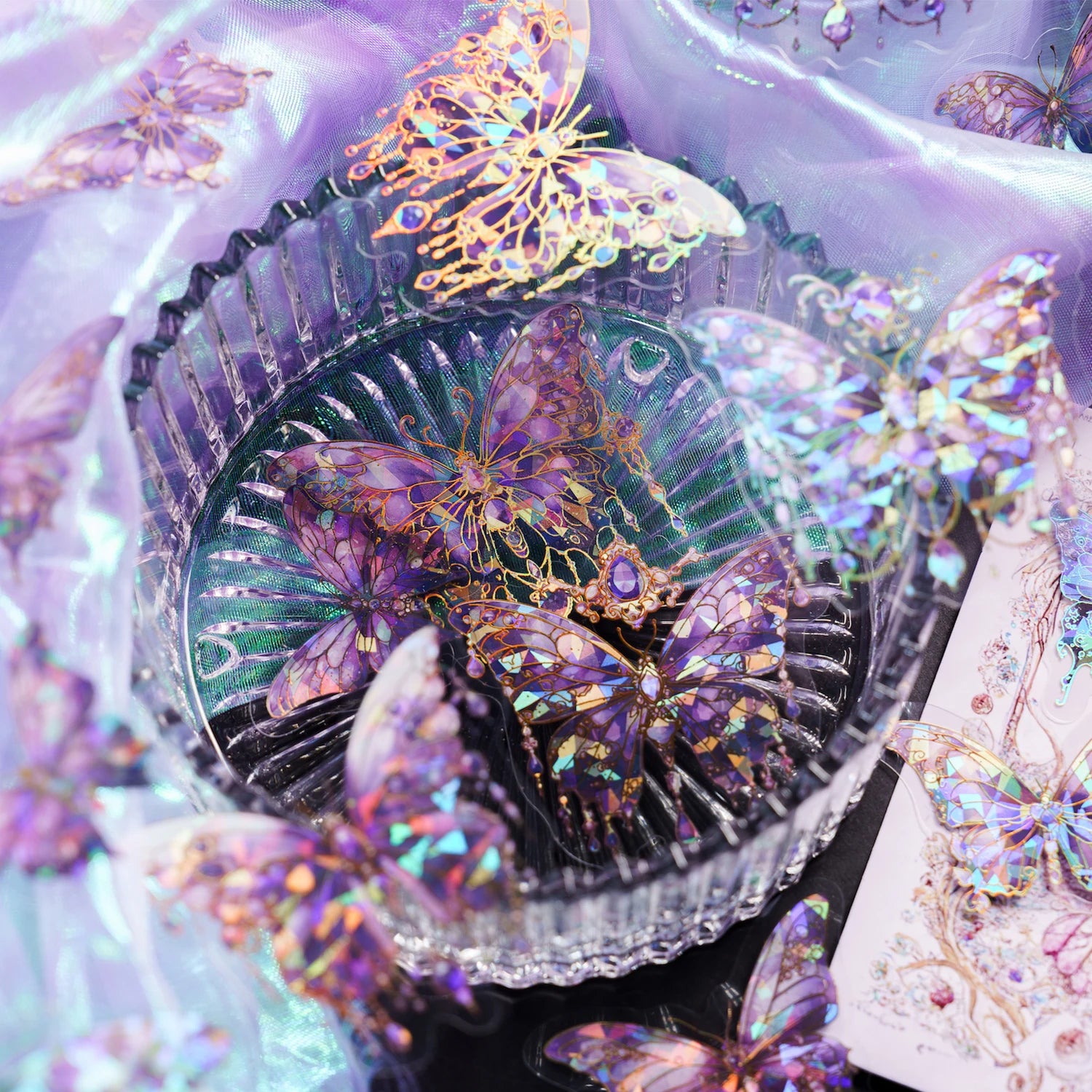 Butterfly Stickers Pack 20pcs - Scrapbook Journaling Supply