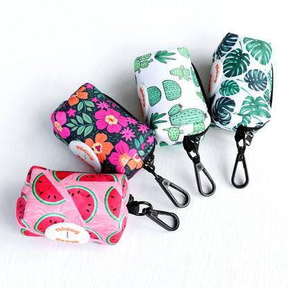Dog Harness and Leash Set with Waste Bag Dispenser - Mesh Vest