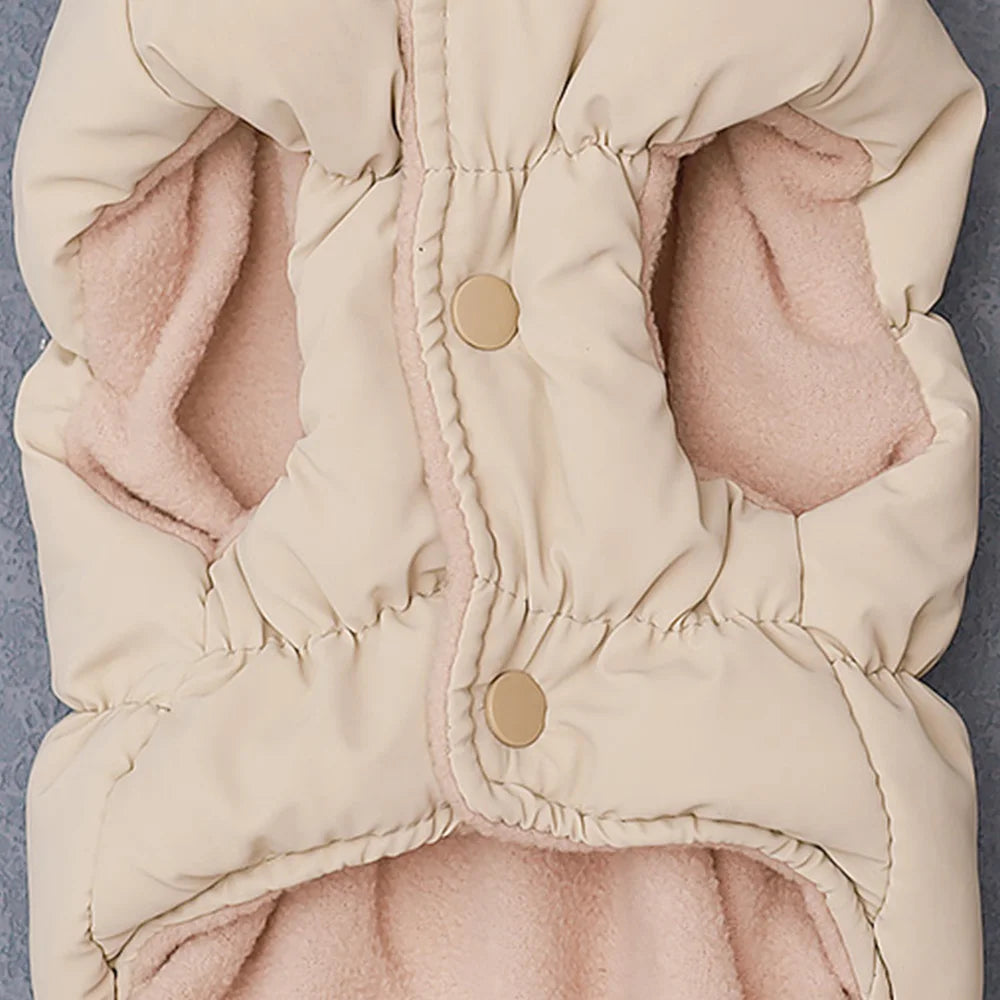 Winter Dog Coat Warm Soft Pet Jacket Small Medium Dogs Cats