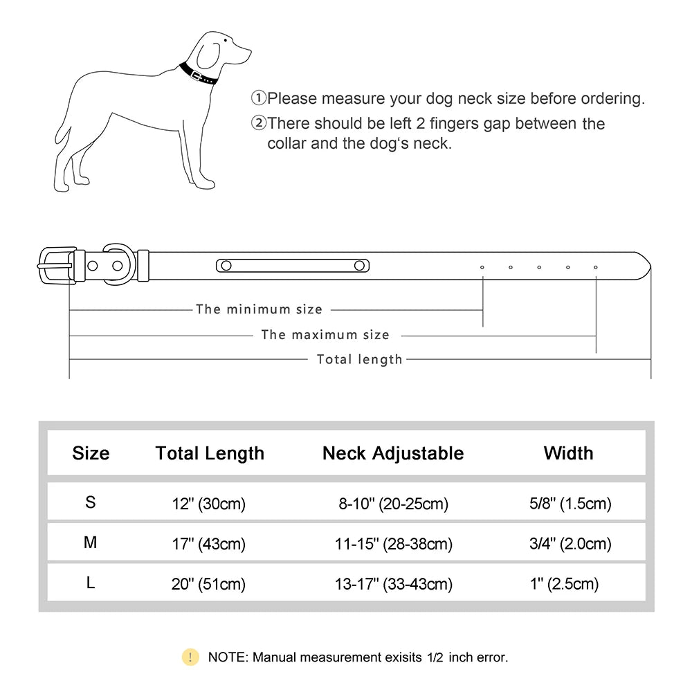 Personalized Soft Dog Collar with Free Rhinestone Charm