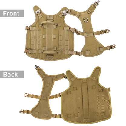 Tactical Dog Harness for Large Dogs - Military Grade Vest