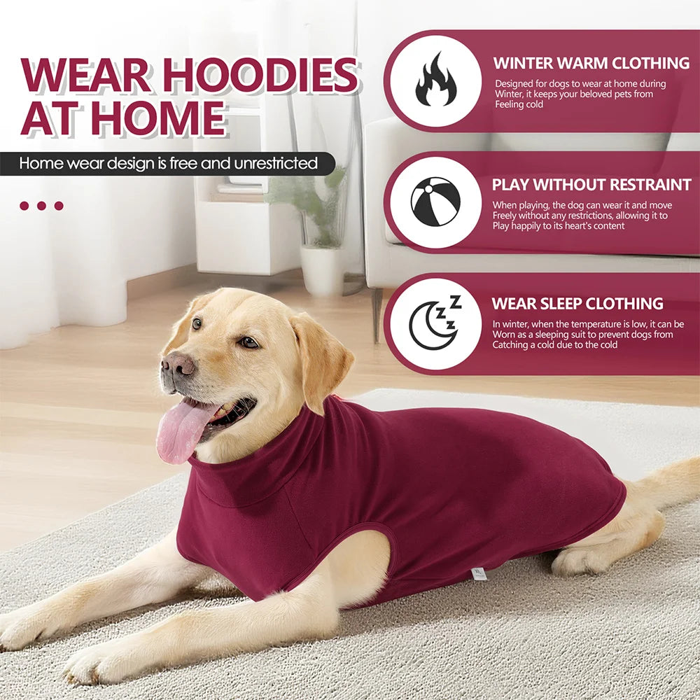 Soft Winter Dog Jacket - Stretchy Pullover Vest for Small to Large Dogs