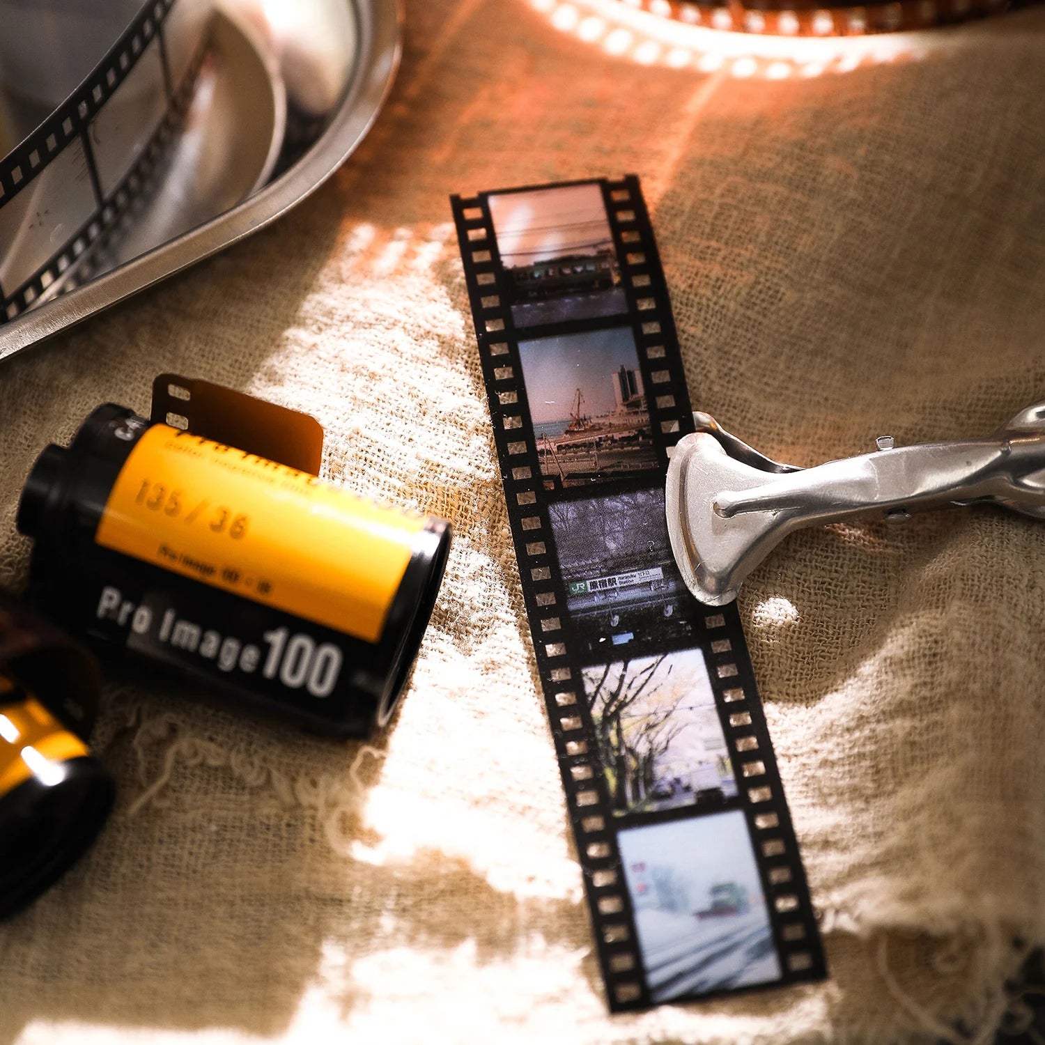 Retro Film PET Tape 25mm - Vintage Washi Tape for Scrapbooking