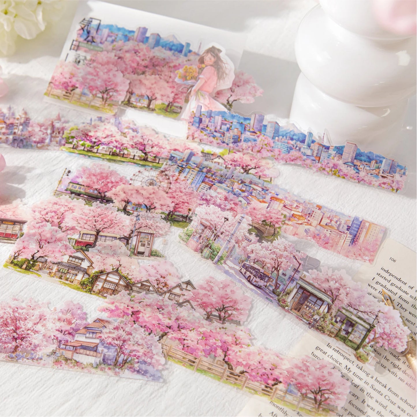 Beautiful Landscape Sticker Pack - Natural Scenery Stickers for Junk Journal & Scrapbooking