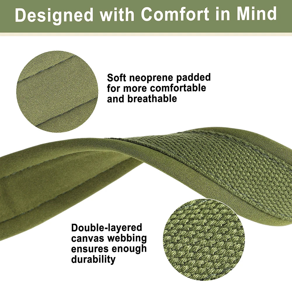 Soft Padded Dog Collar - Adjustable Nylon Pet Collar for Dogs