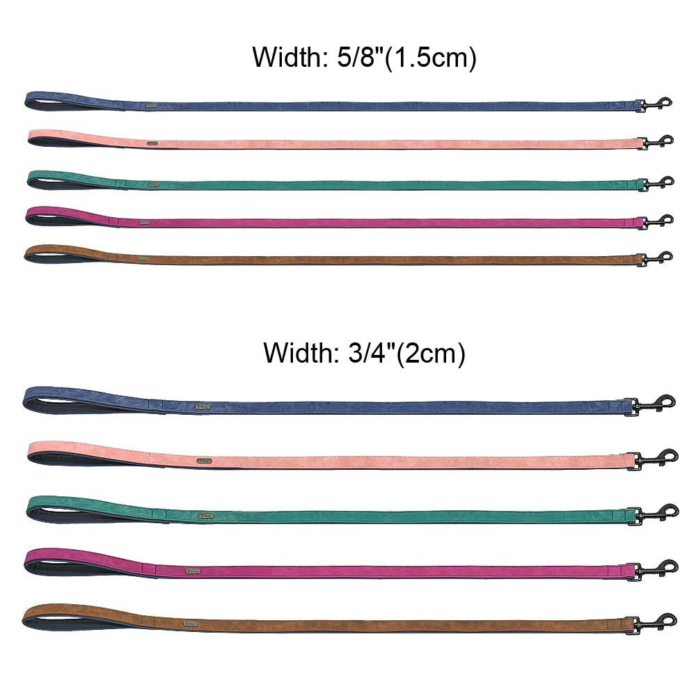 Personalized Dog Collar & Leash Set - Custom Engraved Pet Accessories