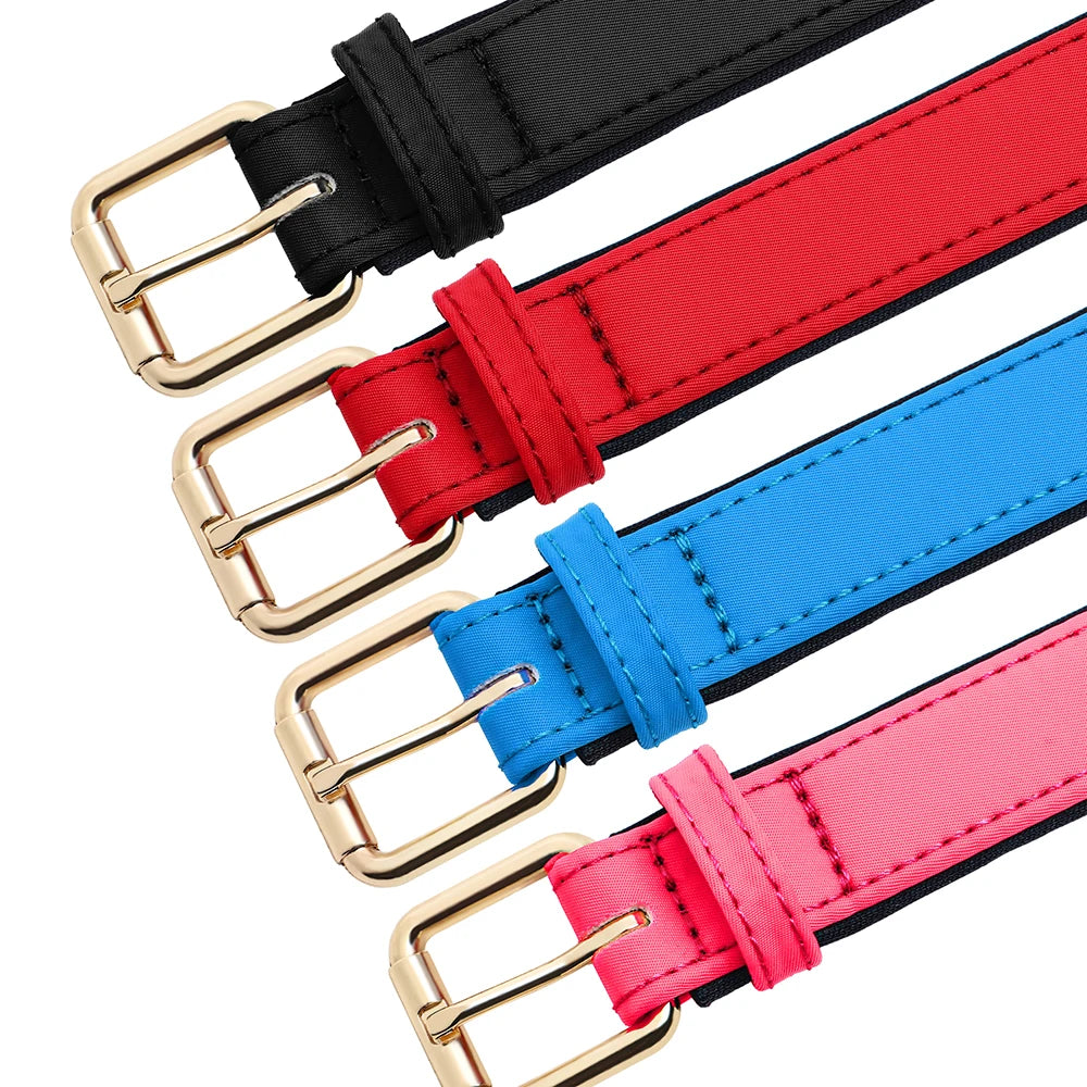 Custom Dog Collar Soft Padded Waterproof Nylon Pet Collar